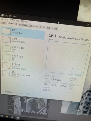 本日まで　ゲーミングPC GTX1660ti 6GB 