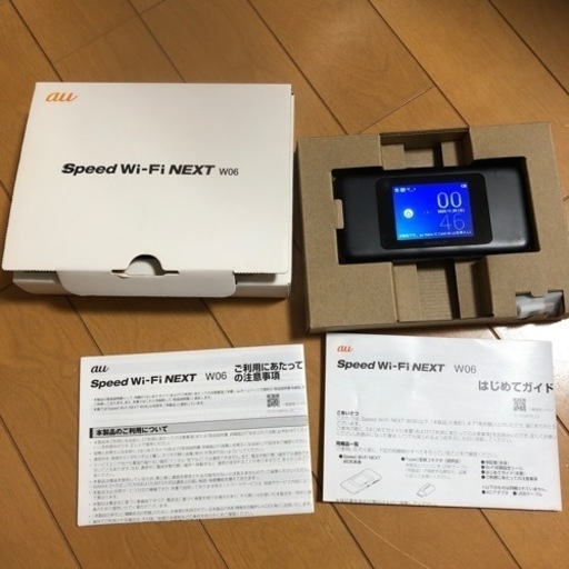au   speed wi-fi NEXT W06      ポケットwifi