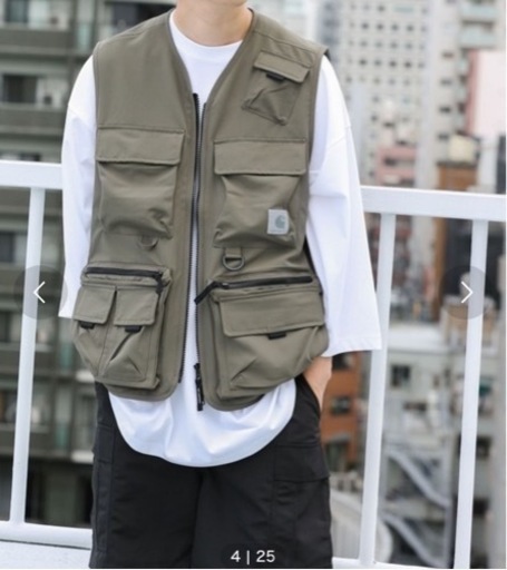 カーハート　carhartt　ELMWOOD VEST ライトカーキ　Lサイズ