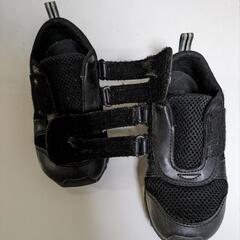 【2025年内処分】キッズスニーカー ムーンスター 17.5cmEE 黒の画像