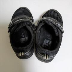 【2025年内処分】キッズスニーカー ムーンスター 17.5cmEE 黒の画像