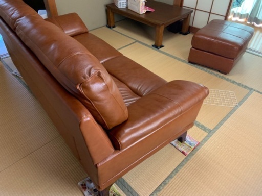 Sofit製ソファー、オットマン