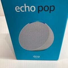 Amazon アマゾン Echo Pop コンパクトスマートスピーカー with Alexa グレーシャーホワイトの画像