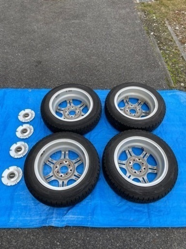 【売却済み】汎用14インチ 軽自動車用ホイール スタッドレスタイヤ