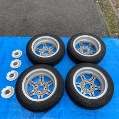 【売却済み】汎用14インチ 軽自動車用ホイール スタッドレスタイヤの画像
