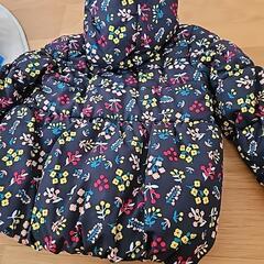 美品110㎝女の子ダウンコートの画像