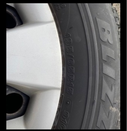 純正トヨタ　スタッドレスタイヤ4本セット　195/65R15