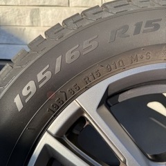 195/65 R15 PCD108 スタッドレス　ホイールセットの画像
