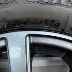 NBOXで使用していたホイール4本（155-65-14タイヤ付）の画像