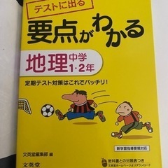 テストに出る要点がわかる地理 中学1・2年
