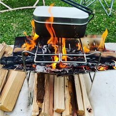 【新品未使用】キャンプ　焚き火台　未使用品です　アウトドア　焚火　バーベキュー キャンプにの画像