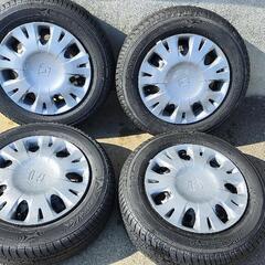 タイヤホイールセット 175/65r14 九分山 鉄チン