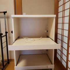 キッチン用　収納棚　スライド　の画像