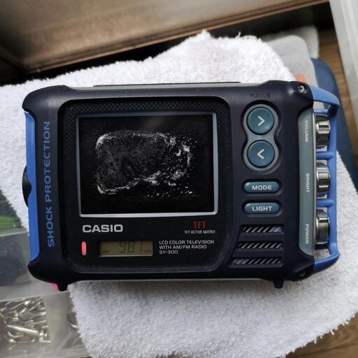 ポータブルテレビ　カシオ　SY-300