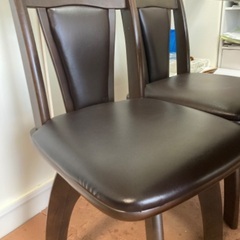 ダイニングセット  4点セット  4人掛け　伸長　バタフライ　回転チェアの画像