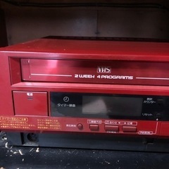 ジャンク　VHS ビデオデッキの画像