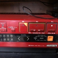 ジャンク　VHS ビデオデッキの画像