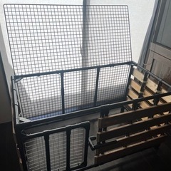 犬用ゲージ　手作りの画像
