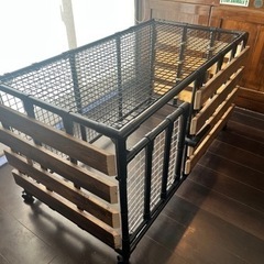 犬用ゲージ　手作りの画像