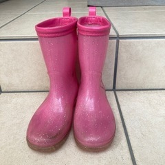 長靴19センチ　ピンク色