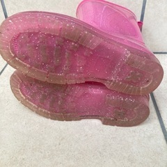 長靴19センチ　ピンク色の画像