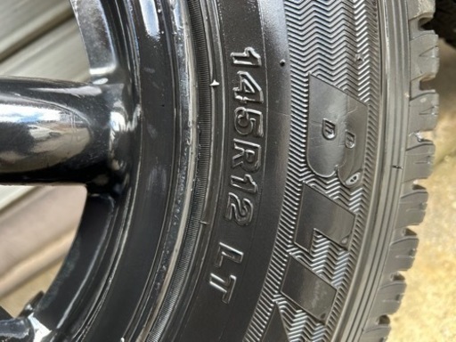 軽貨物　軽トラ　車検対応LTアルミホイールスダットレス　値下げ