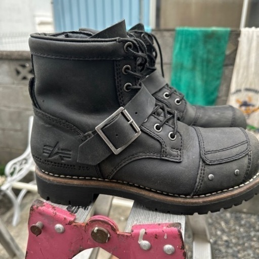 本日まで　AVIREX　ライダースブーツ　25cm