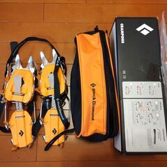 アイゼン新品未使用品　Black Diamond（ブラックダイヤモンド）12本刃　セラッククリップ　＋専用バッグ