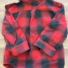 【中古】80㎝　バースデー購入　長袖シャツの画像