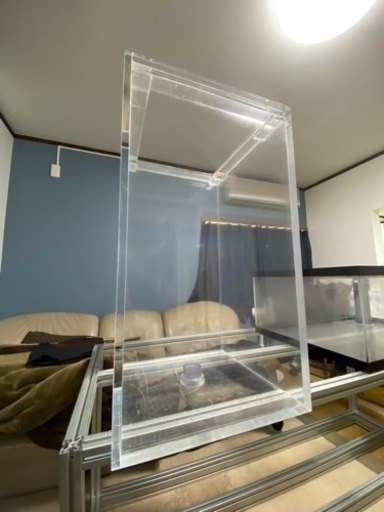 アクリル水槽　450×450×800 レアサイズ縦長水槽オーバーフロー水槽