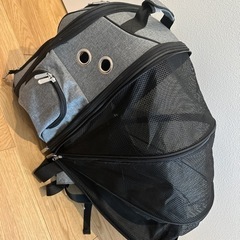 ペットケージ避難リュックの画像