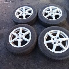 【恵庭】21年製　スタッドレスタイヤ　165/70R14　WinterMAX02　アルミホイールセット　