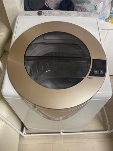 AQUA 全自動洗濯機 8kg 風乾燥 アクア 