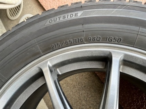 スタッドレスタイヤ（215/65R16）4本セット　ホイール付き