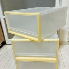 無印　衣装ケース3個の画像