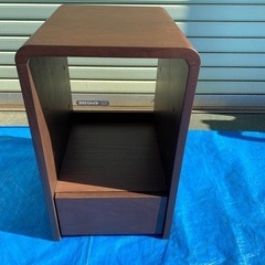サイドテーブル　ブラウン　中古