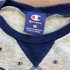 【中古】90㎝　ベビー服（トレーナー裏起毛）の画像