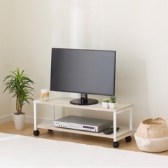 ニトリ　 テレビ台(ローボードヴューア 80 WH)の画像