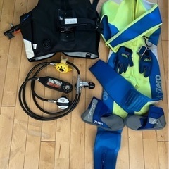 ダイビング 重機材セット BCD レギュレーター ウエットスーツセット