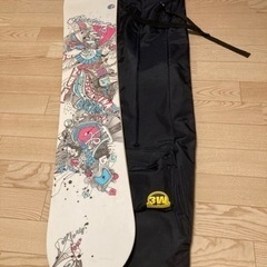 BURTONスノーボード板　ボードケース付