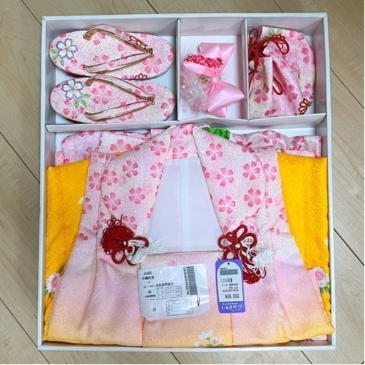 3歳 七五三 女子 フルセット 正絹 未使用