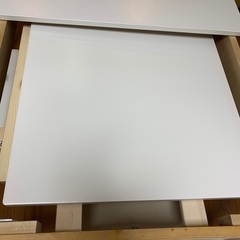 IKEA エーケダーレン　ダイニングテーブル　テオドレス　ホワイトチェア4脚の画像