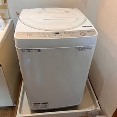 洗濯機　SHARP シャープ　ES-GE6B 新生活　一人暮らし...