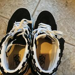 VANS ﾁｪｯｸｽﾆｰｶｰ美品の画像