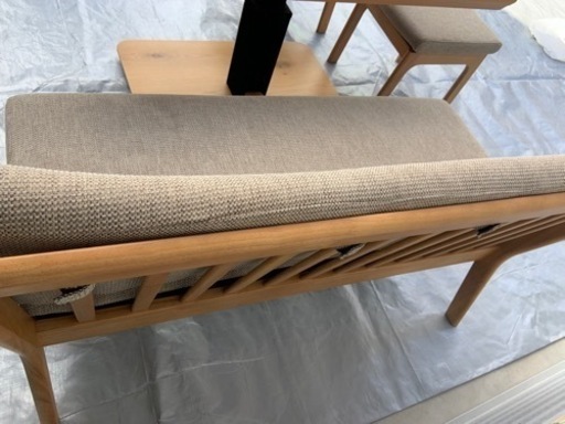 美品　ソファー　カウチソファー　ナフコ　新品予備マット付き　小倉南区　ダイニングイス　イス　ダイニングチェア　ダイニングテーブル　ソフ