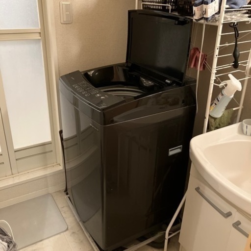 洗濯機 アイリスオーヤマ ブラックレーベル8kg