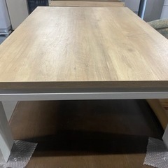 未使用　ニトリ　リビングコタツ　長方形　ナチュラルビンテージの画像