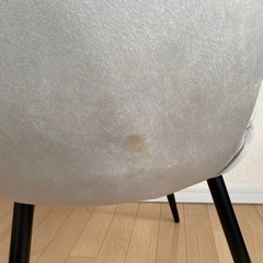 【大阪引き取りのみ】花びらチェア　椅子 ベルベット調 北欧の画像