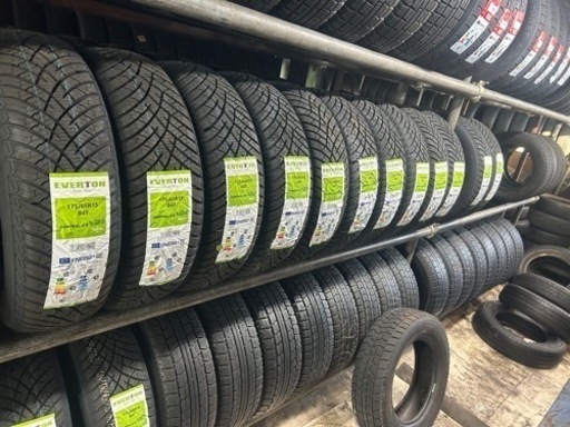 175/65/15 冬用タイヤ+交換、新品、アマントレーディング株式会社