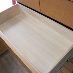 219)【美品】無印良品 MUJI オーク材 木製 チェスト 6段 7杯 ワイド ナチュラル シンプル ハイタイプ 収納家具 タンス 北欧スタイル
